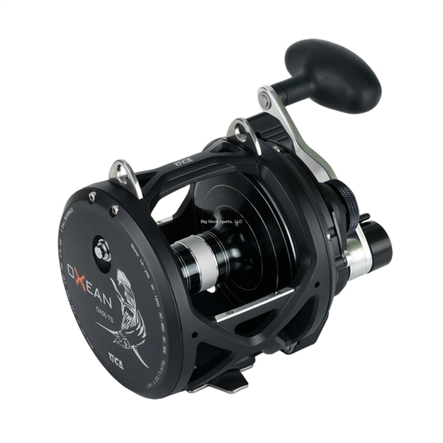 Picture of Tica Oxean Ox50 Right Handed Level Drag Trolling Reel, 2 Speed,3.2:1,1.4:1,54.7Oz.,6 Ball Bearing, Mono860yd/50#.Drag:40 Lb.