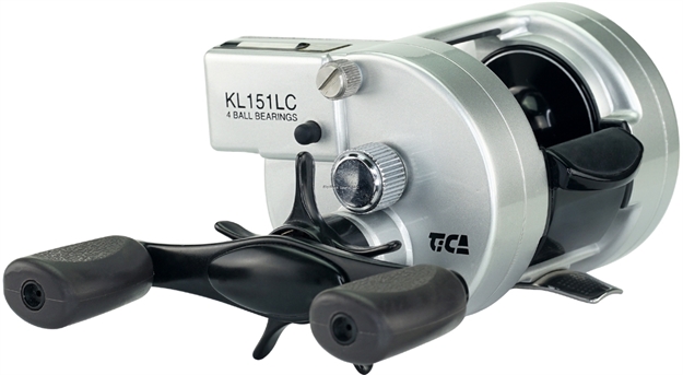 Picture of Tica Samira Baitcast Line Counter Reel, Lh, 4 Rust Resistant Ball Bearing  +  1 Rb,  Aluminum Body