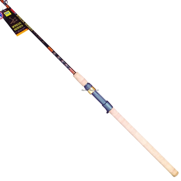 Picture of Tica Wreck - Clga Cast Rod, 7', 1 Pc, Fast, Med Hvy, 1-4 OZ Lures, 15 LB - 30 LB Line, 9 Guides