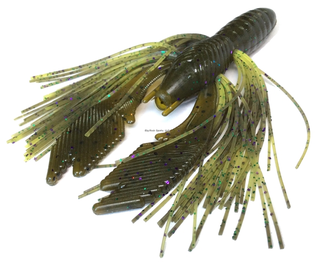 Picture of Tightlines UV Hy-Brid Craw 4" Green Pumpkin With Marti Gra