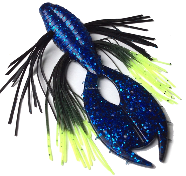 Picture of Tightlines UV Sm2 Punch 4" Blue/Black With Chartreuse Tip