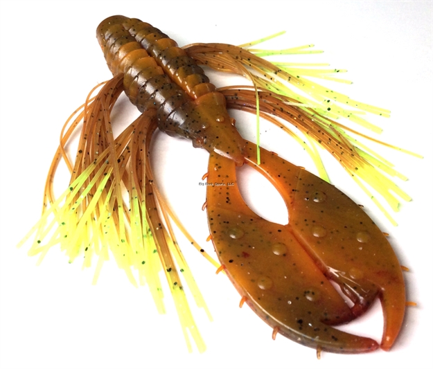 Picture of Tightlines UV Sm2 Punch 4" Craw With Pumpkin Chartreuse Tip