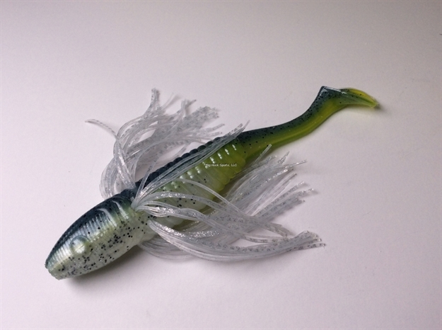 Picture of Tightlines UV Sow Belly Rattl'n Swimmer 3.5" Plain Sexy With Pearl Silver