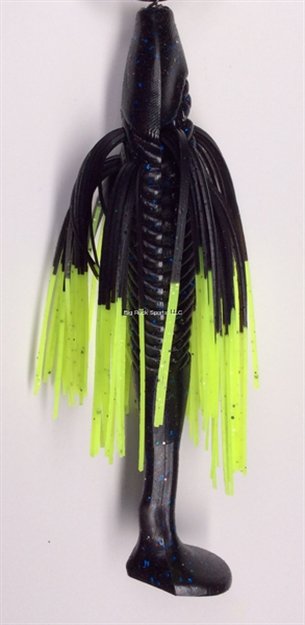 Picture of Tightlines UV Sow Belly Rattl'n Swimmer 5" Black Blue With Chartreuse Tip