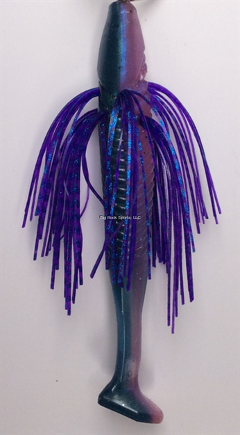 Picture of Tightlines UV Sow Belly Rattl'n Swimmer 5" Dawn With Electric Purple