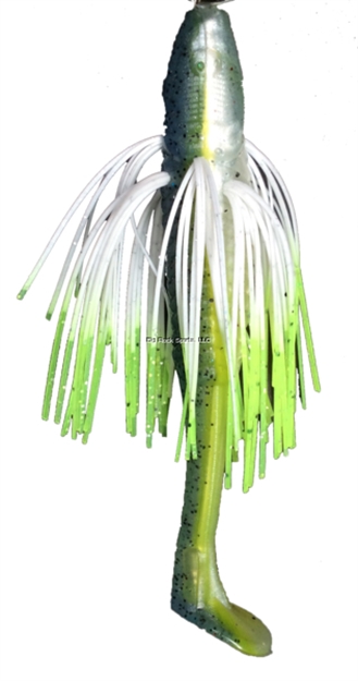 Picture of Tightlines UV Sow Belly Rattl'n Swimmer 5" Plain Sexy With White Chartreuse Tip