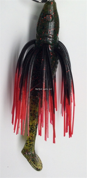 Picture of Tightlines UV Sow Belly Rattl'n Swimmer 5" Watermelon Red With Black Red Tip