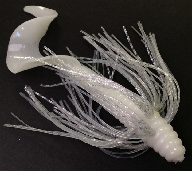 Picture of Tightlines UV Sow Belly Twister Rattling 5" White With Silver Flash