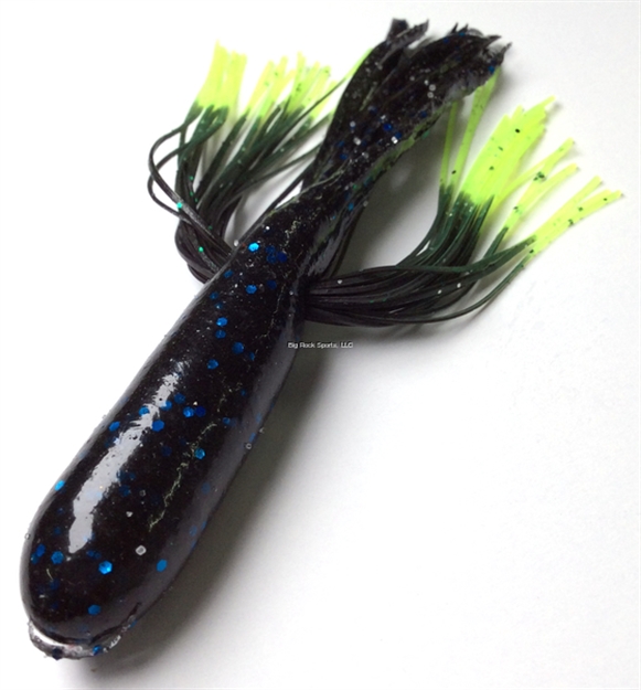 Picture of Tightlines UV Tube 4" Blue Black With Chartreuse Tip