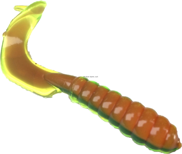 Picture of Tightlines UV Walleye Grub - Firetiger, 4"