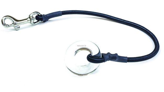 Picture of Tigress Deluxe Outrigger Snubber, 16", Black Shock Cord, Glass Ring, Bolt Snap