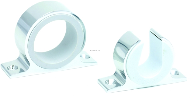 Picture of Tigress Silver Anodized Aluminum Rod Hanger, 1 Pair