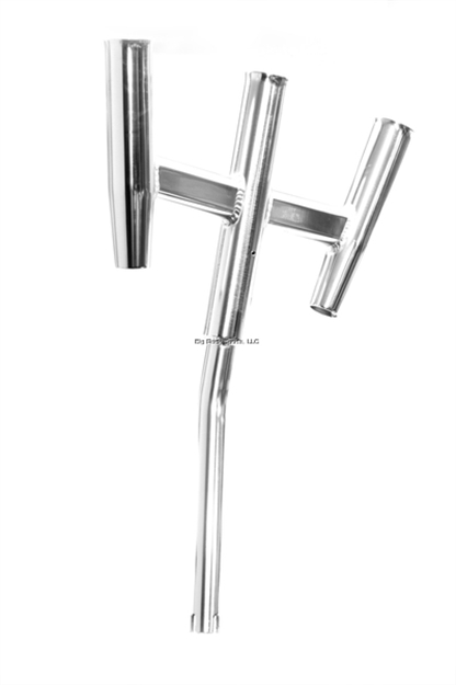 Picture of Tigress Triple Aluminum Kite Rod Holder / Bent Butt Brushed