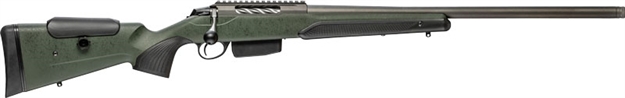 Picture of  Tikka Jrtxrsv370 T3x Super Varmint 7Mm Rem Mag 5+1 23.70" Barrel, Tungsten Cerakote Metal Finish, Black Webbed Green Roughtech Stock
