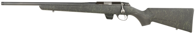 Picture of  Tikka Jrt1xrt400sb T1x Roughtech 22 LR 10+1 16" Blued Threaded Barrel, Blued Drilled & Tapped Receiver, Emerald Roughtech Synthetic Stock, Left Hand