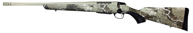 Picture of  Tikka Jrtxva416 T3x Lite 308 Win 3+1 20" Fluted/Threaded, Desert Verde Cerakote Barrel/Rec, Veil Alpine Synthetic Stock, Interchangeable Grip, Muzzle Brake Left Hand 082442975580