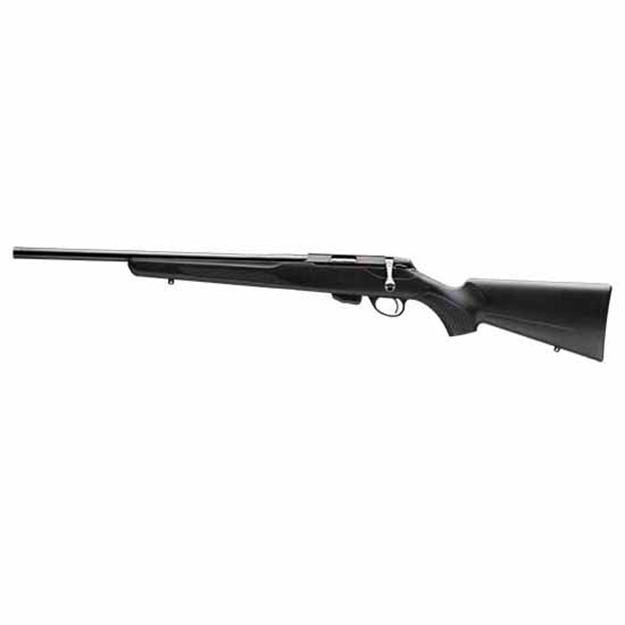 Picture of  Tikka Jrt1x409 T1x Mtr Full Size 17 Hmr 10+1 20" Black Threaded Barrel, Black Drilled & Tapped Stainless Steel Receiver, Black Fixed Synthetic Stock, Left Hand