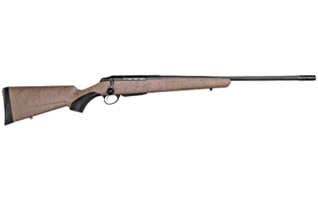 Picture of  Tikka Jrtxrt382 T3x Lite 6.5 Creedmoor 3+1 24.30" Fluted/Threaded, Black Barrel/Rec, Black Webbed Tan Roughtech Synthetic Stock, Interchangeable Grip, Muzzle Brake 082442928722