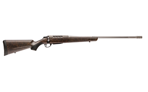 Picture of  Tikka Jrtxrbs319 T3x Lite Full Size 6.5 Prc 3+1 24.30" Stainless Fluted Barrel, Drilled & Tapped Stainless Steel Receiver, Orange Webbed Black Roughtech Synthetic Stock 082442943510