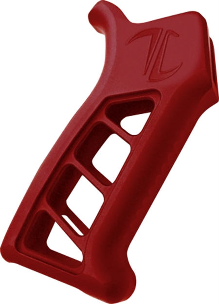 Picture of Timber Creek Outdoor Inc Earpgr Enforcer AR Pistol Grip Red Anodized With Clear Cerakote Aluminum E ARPG R