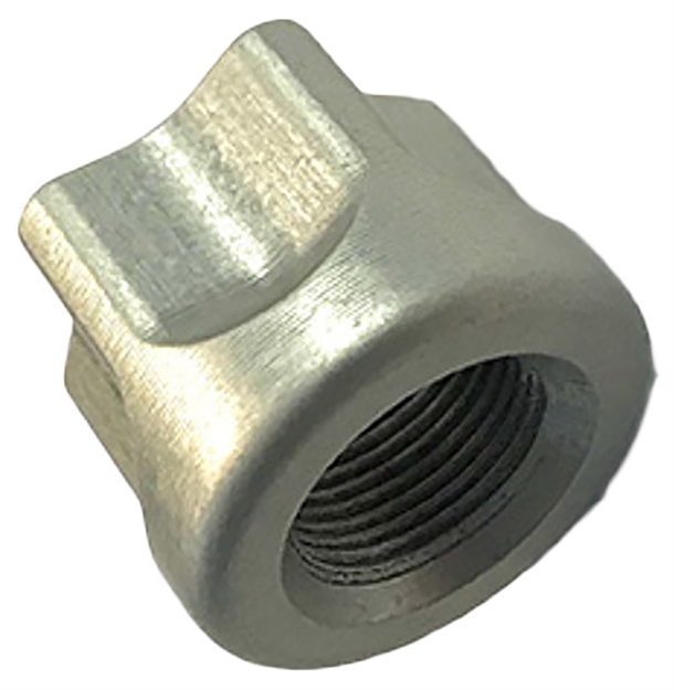 Picture of Timber Creek Outdoors 1/228Tps Thread Protector  Silver Billet Aluminum 1/2-28 1/2-28 TP S 816397020213