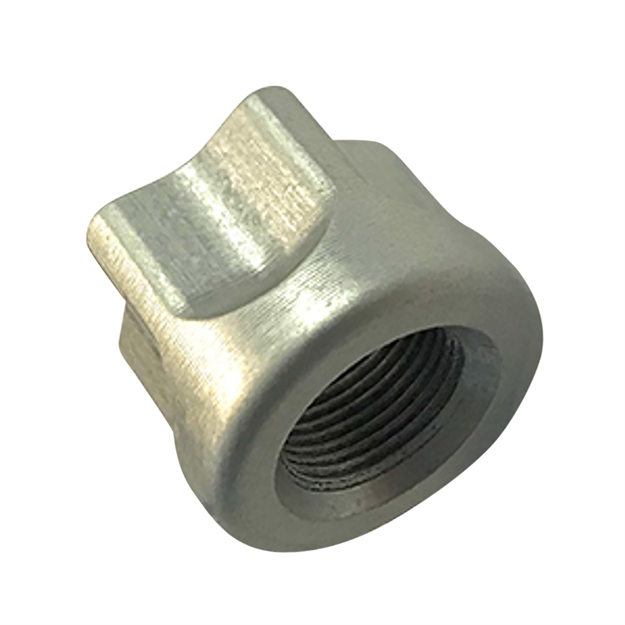 Picture of Timber Creek Outdoors 5/824Tps Thread Protector  Silver Billet Aluminum 5/8"X24 5/8-24 TP S 816397020275