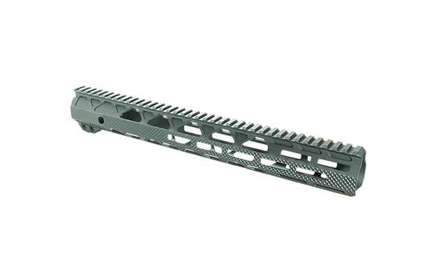 Picture of  Timber Creek Outdoors G15hgd Greyman  Aluminum 15" M-Lok Handguard For Ar-15