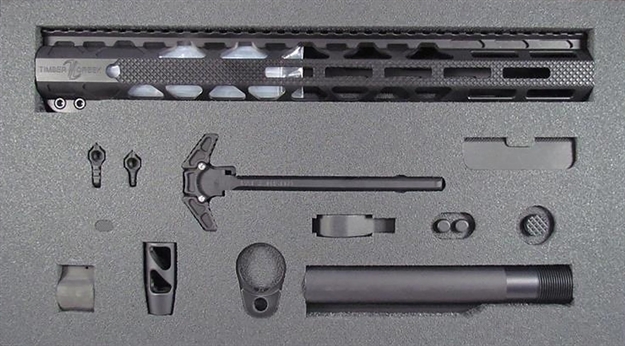 Picture of  Timber Creek Outdoors Tcgkbl Greyman Complete Build Kit Ar-15 Rifle Black