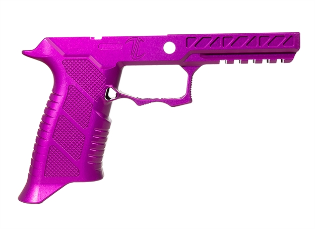Picture of  Timber Creek Outdoors Ssp320progmpp  Pro Grip Module Purple Anodized Fits Sig P320 840253802132