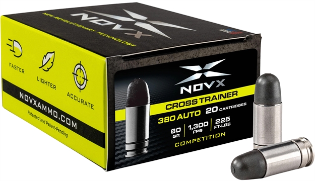 Picture of Novx 380Ctcss20 Black  380Acp 60Gr Copper Polymer Frangible 20 Per Box/10 Case 380CTCSS-20