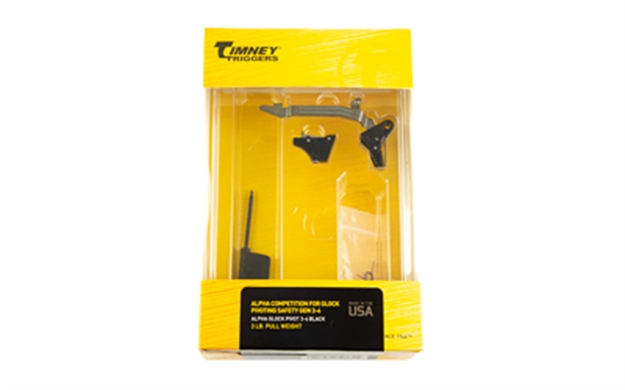 Picture of Timney Triggers Trigger Pivot Competnr For Glock Gen 3-4 3Lb Black ALPHAGLOCKPIVOT34BLACK 081950748655