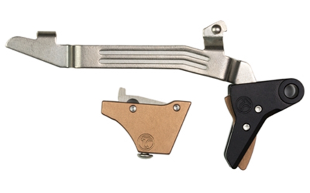 Picture of Timney Triggers Alphaglock34brnze Alpha Competition 9Mm Luger/40 S&W, Bronze Straight Trigger Compatible W/Most Glock Gen3-4 ALPHAGLOCK34BRONZE