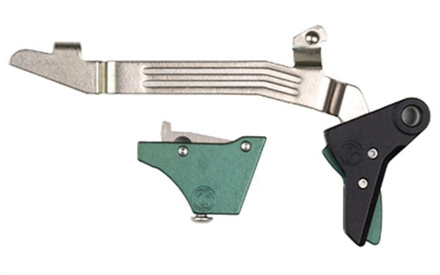 Picture of Timney Trigger Alpha Competn For Glock Gen 3-4 3Lb Green ALPHAGLOCK34GREEN 081950613700