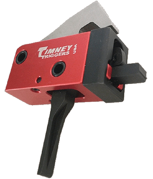 Picture of Timney Triggers 682St Pcc Trigger  Two-Stage Straight Trigger With 2 Lbs Draw Weight & Black/Red Finish For Ar-Platform 682-ST