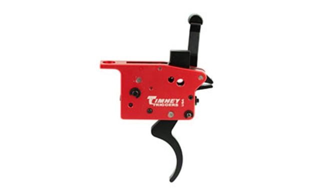 Picture of  Timney Triggers 307 Featherweight Deluxe  Black/Red Curved Trigger 3 Lbs Draw Weight Fits Mosin-Nagant 081950307005