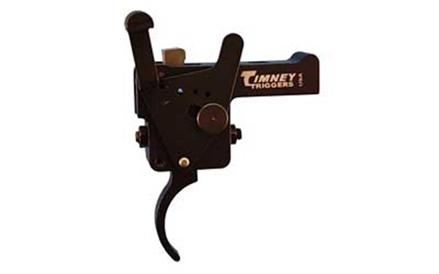 Picture of  Timney Triggers 611 Replacement Trigger  Curved Trigger With 3 Lbs Draw Weight For Weatherby Vanguard 1500 081950611003
