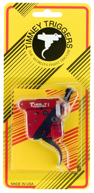 Picture of  Timney Triggers 533 2-Stage  Two-Stage Curved Trigger With 1-1.50 Lbs Draw Weight & Black/Red Finish For Remington 700 Right 081950533008