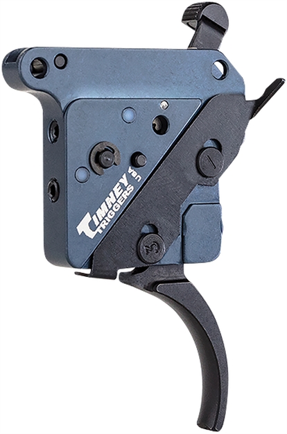 Picture of  Timney Triggers Thehit16 Hit Trigger  Curved Trigger With 8 OZ Draw Weight & Nickel Finish For Remington 700 Right