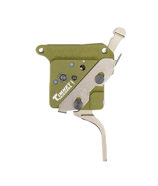 Picture of Timney Triggers 51716V2 Elite Hunter  Straight Trigger With 3 Lbs Draw Weight & Green/Nickel Finish For Remington 700 Right 517-16V2 081950517060
