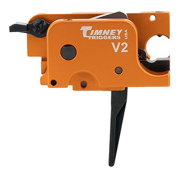 Picture of Timney Triggers Scorpionst  V2 9Mm Orange/Black Straight Fits CZ Scorpion SCORPION-ST