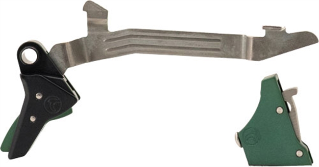 Picture of Timney Triggers Trigger Alpha For Glock Gen 3-4 Large Frame Green!! Alpha Glock 3-4 - Larg