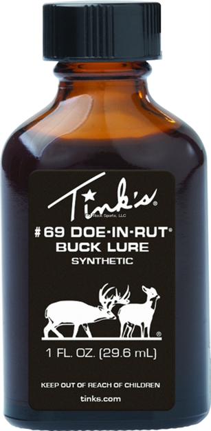 Picture of Tinks Deer Lure #69 Doe-In-Rut Synthetic 1Fl Ounce Bottle W5256 049818213356