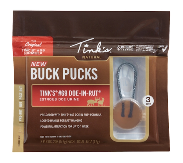 Picture of Tinks Buck Pucks #69 Natural Scent Hangers- 3 PK