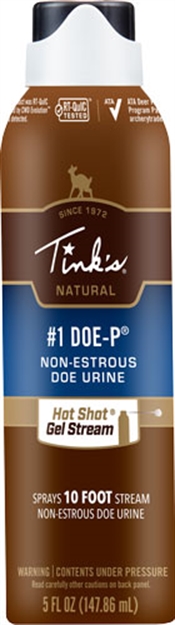 Picture of Tinks Deer Lure #1 Doe-P Non Estrus Hot Shot Gel 5Oz. Aero W6261