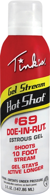 Picture of  Tinks W6260 #69 Hot Shot Deer Attractant Doe IN Estrus Scent Gel 5 OZ Gel Stream
