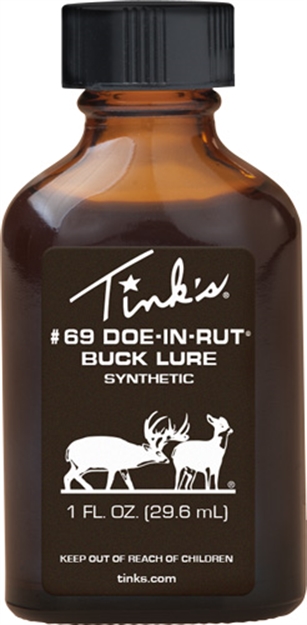 Picture of Tinks Deer Lure #69 Doe-In-Rut Synthetic 1Fl Ounce Bottle W5256