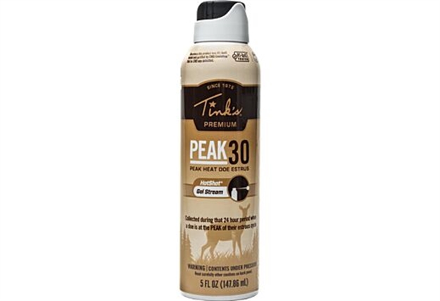 Picture of  Tinks W6264 Peak30 Hot Shot Deer Doe IN Estrus Scent Gel 5 OZ Gel Stream