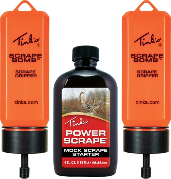 Picture of  Tinks W5945 Power Scrape Value Pack Deer Attractant Mock Scrape Scent 4 OZ Dripper 2 PK