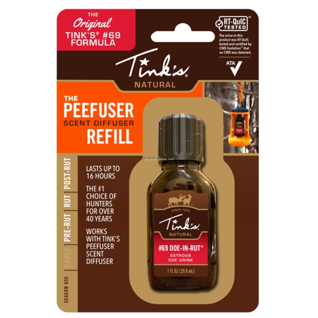 Picture of Tinks Scent Diffuser Refill .5Oz Bottle #69 Doe-In-Rut W5887 049818216425