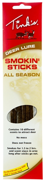 Picture of  Tinks W6105 Smokin Stick  Deer Attractant Mutiple Scent Scent Stick 6 Pack